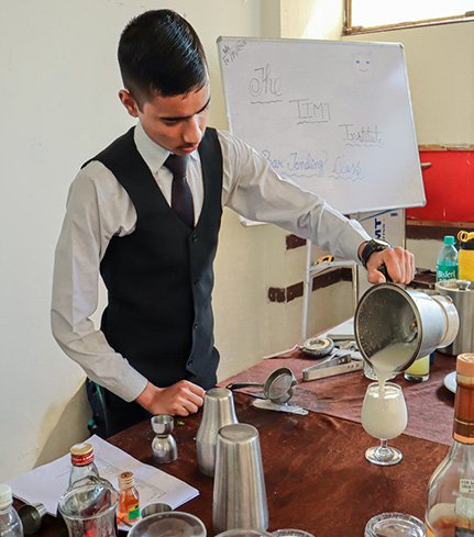 IIMT Haldwani hospitality training session
