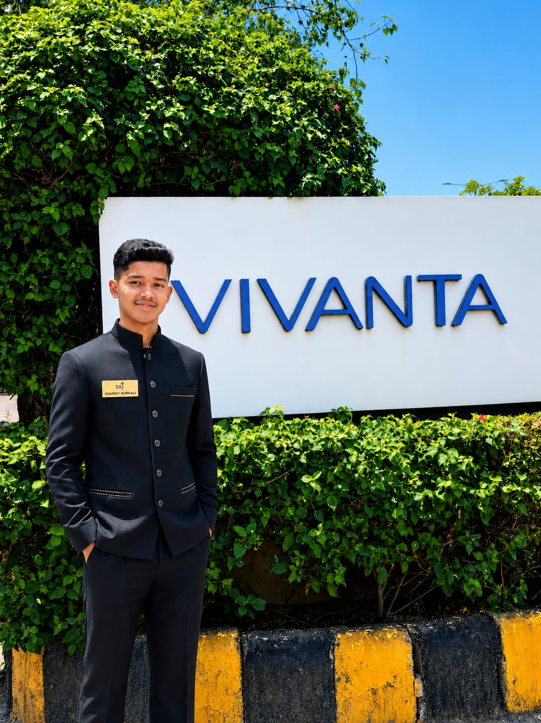 Student Gaorav Surkali placement proof at Vivanta Ahmedabad